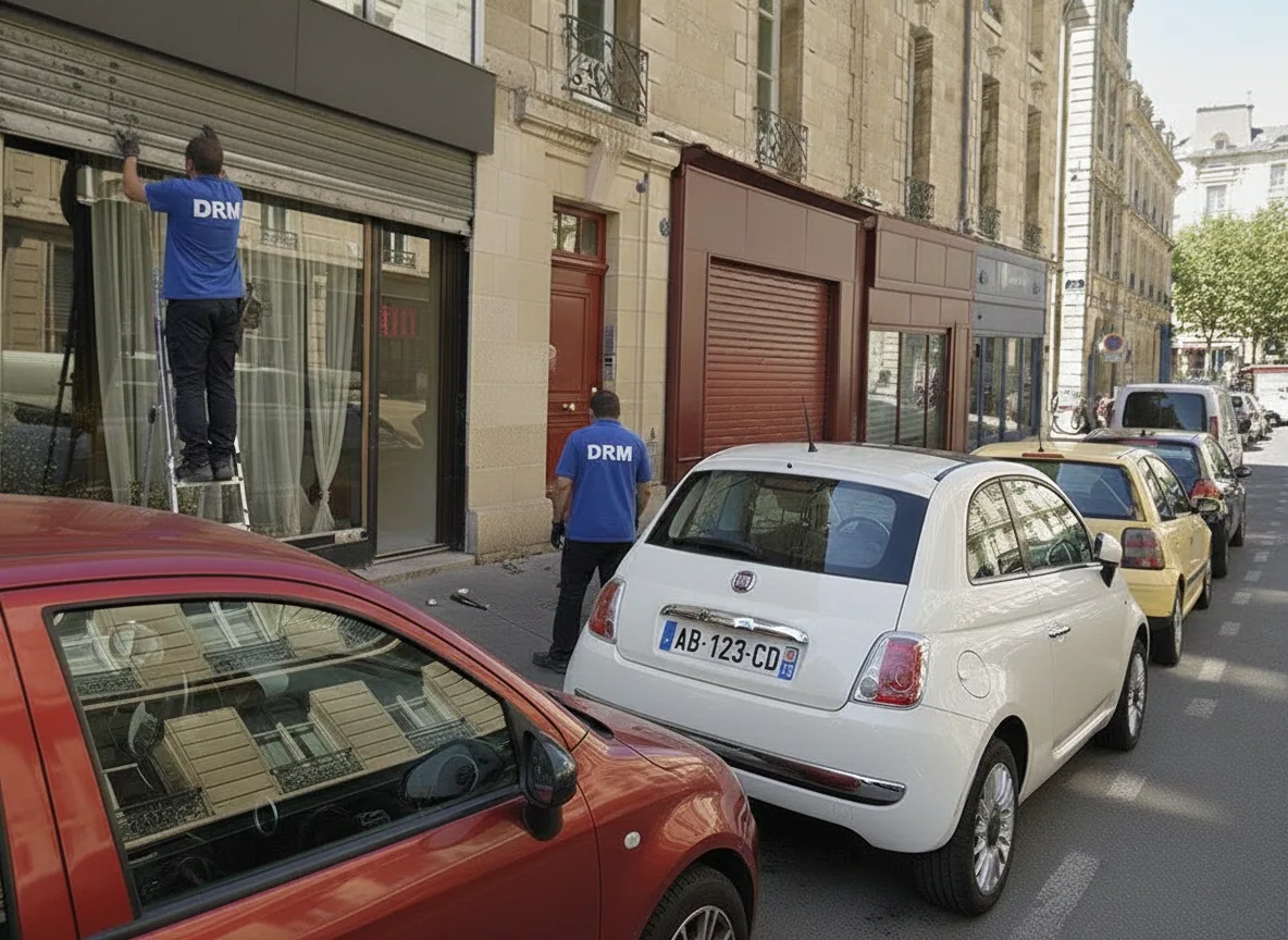 Déblocage de rideau métallique bloqué à Courbevoie